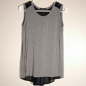 Kim & Cami drape back sleeveless